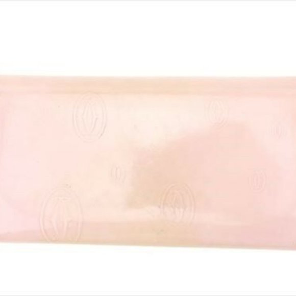 Cartier Wallet Purse Long Wallet Pink leather Woman Authentic Used T7150 - Picture 2 of 8